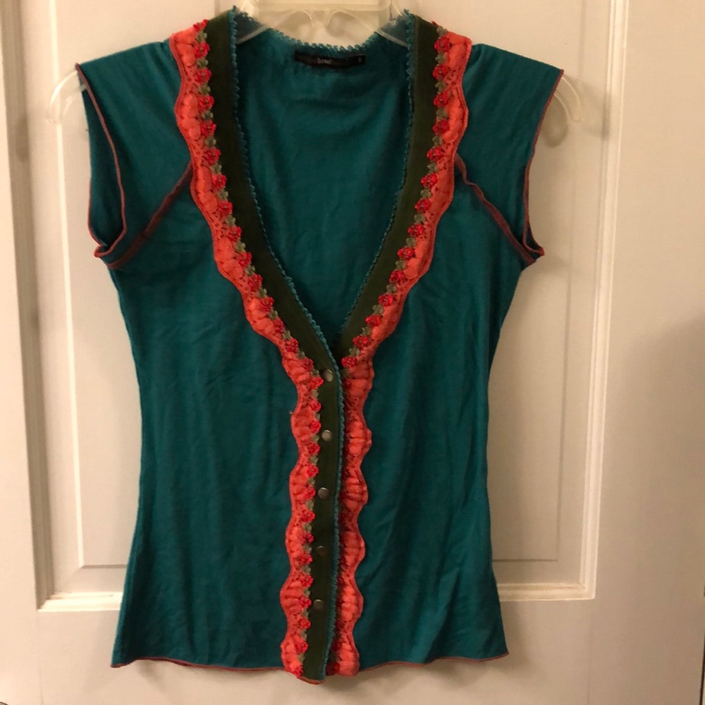 Small Hazel green knit top
